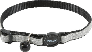 SHINY NYLON COLLAR - BLACK